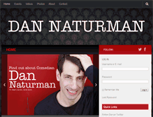 Tablet Screenshot of dannaturman.com